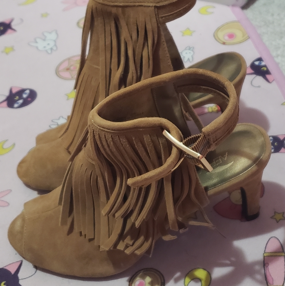 Aerosoles alamoda dress stiletto heels suede heels sz-6.5 3 inch - Picture 10 of 15